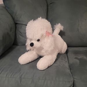 NWOT white poodle stuffed animal